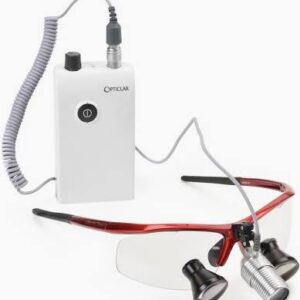 Opticlar TTL Easi-Loupes (ENT Declination) with LED Loupe Light